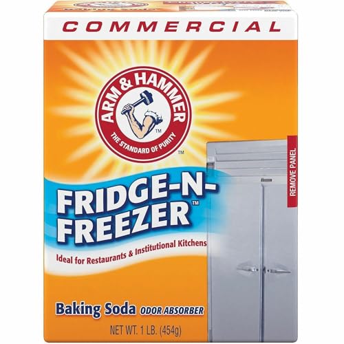 Arm & Hammer Fridge-N-Freezer Pack Baking Soda, Unscented, 16 Oz, Powder