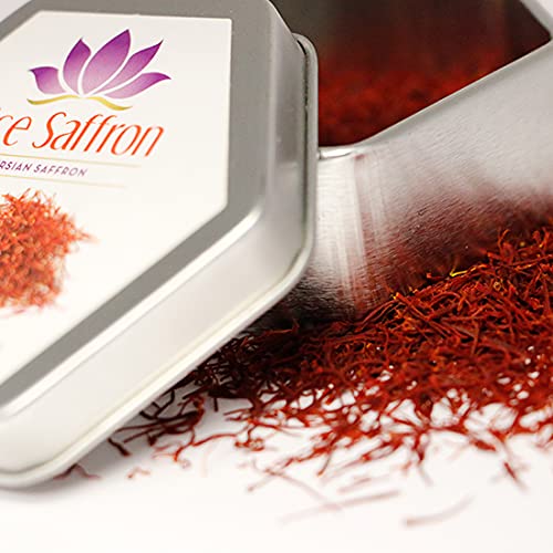 Nice Saffron, Premium Fresh Saffron Threads 3 Gram (0.11 oz) | Deep Red Saffron Spice for all Culinary | Professional Chef Quality