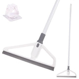 Rubber Squeegee Broom - Multifunction Magic Broom,Scraping Silicone Broom Sweeper,with Mop Clip, Squeeze Broom Sweeping Water for Kitchen Bathroom