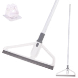 Rubber Squeegee Broom - Multifunction Magic Broom,Scraping Silicone Broom Sweeper,with Mop Clip, Squeeze Broom Sweeping Water for Kitchen Bathroom