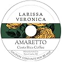 Amaretto Costa Rica Coffee (Single Serve K-Cup Pods) (Gourmet, Naturally Flavored, Whole Coffee Beans) (12 pods, ZIN: 571135) - 3 Pack