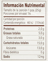 De la Rosa Original Chocolate Covered Mazapán Peanut Candy (16 pieces) and 2 mini marshmallow pockets, mazapán cubierto de chocolate 16 piezas y 2