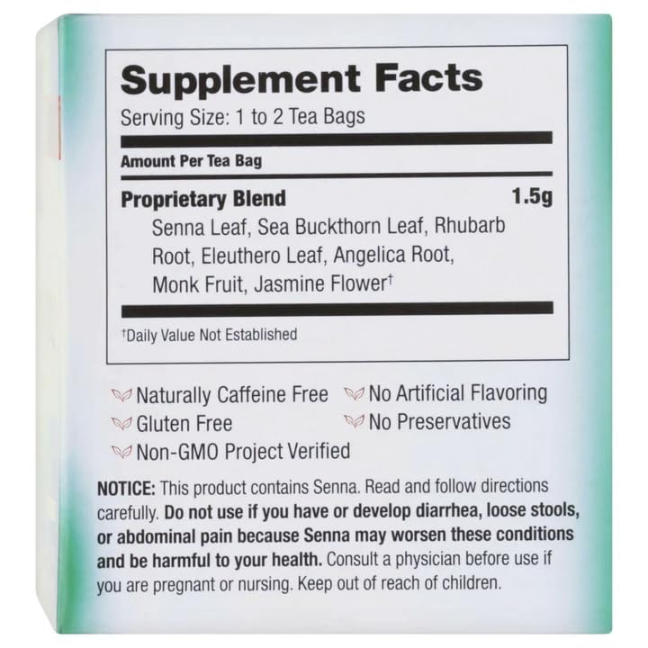 Bravo Teas, Colon Cleansing, 20 Count (pack Of 6)