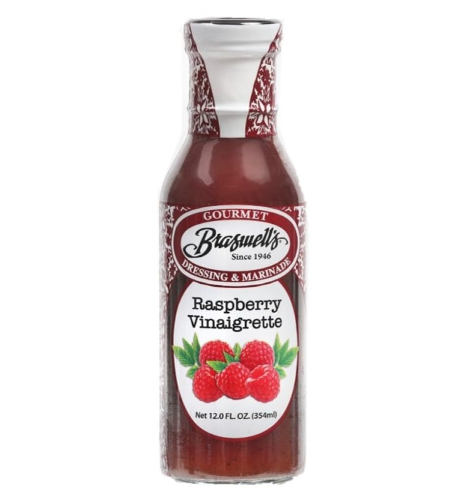Braswell’s Raspberry Vinaigrette Dressing - Small-Batch, Renowned Specialty, Made in USA, Since 1946 (12oz)