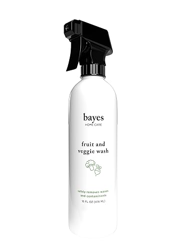 Bayes High-Performance Produce Wash - Fruit and Vegetable Cleaner, Helps Remove Harmful Residue - 16 oz