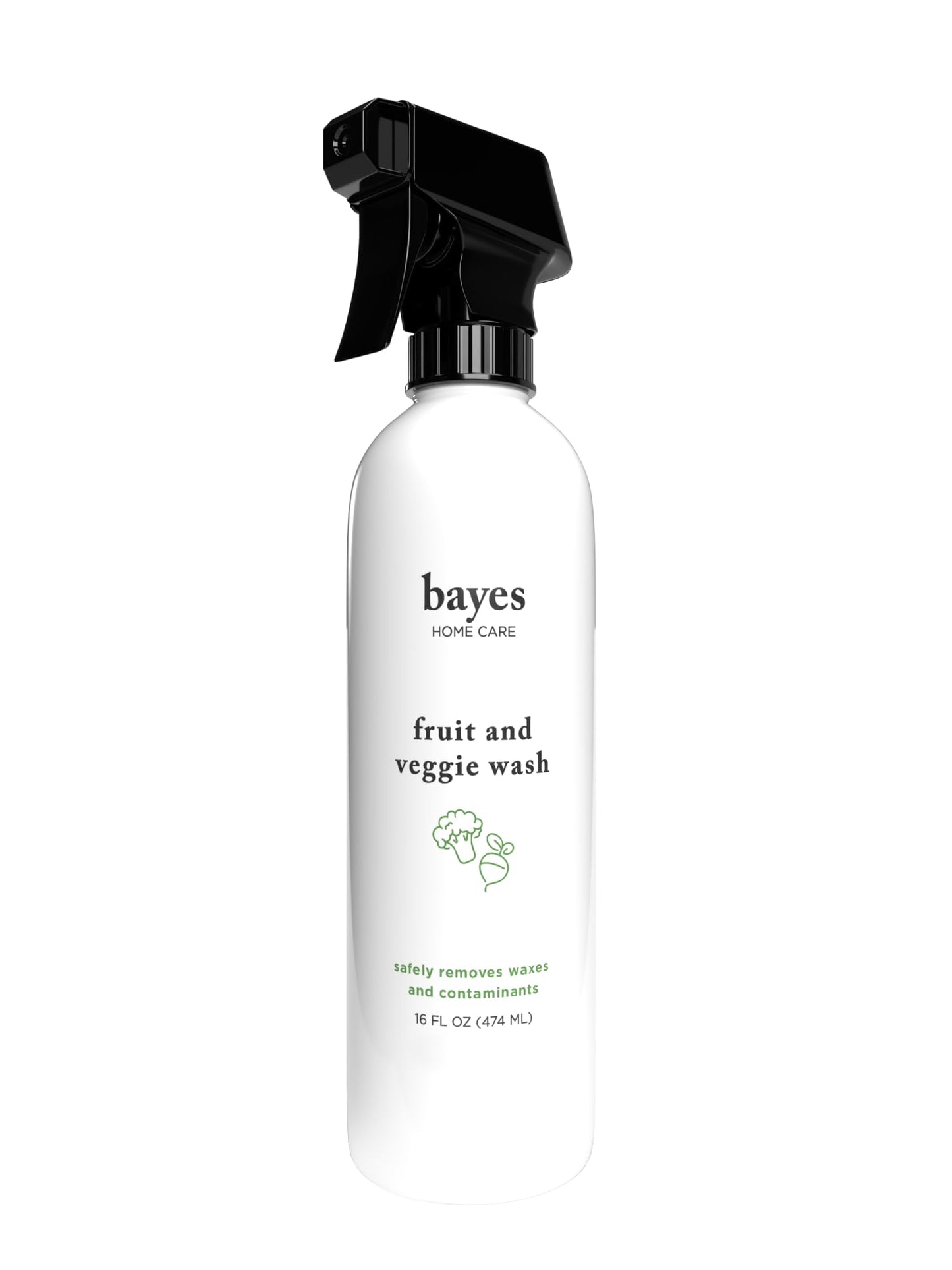 Bayes High-Performance Produce Wash - Fruit and Vegetable Cleaner, Helps Remove Harmful Residue - 16 oz