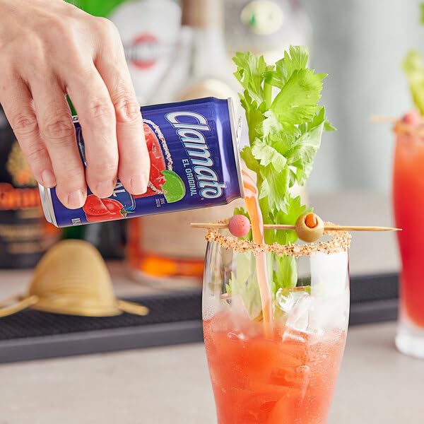Tomato Cocktail by Clamato Original, 7.5 Fl Oz, 12 Count | SOHO