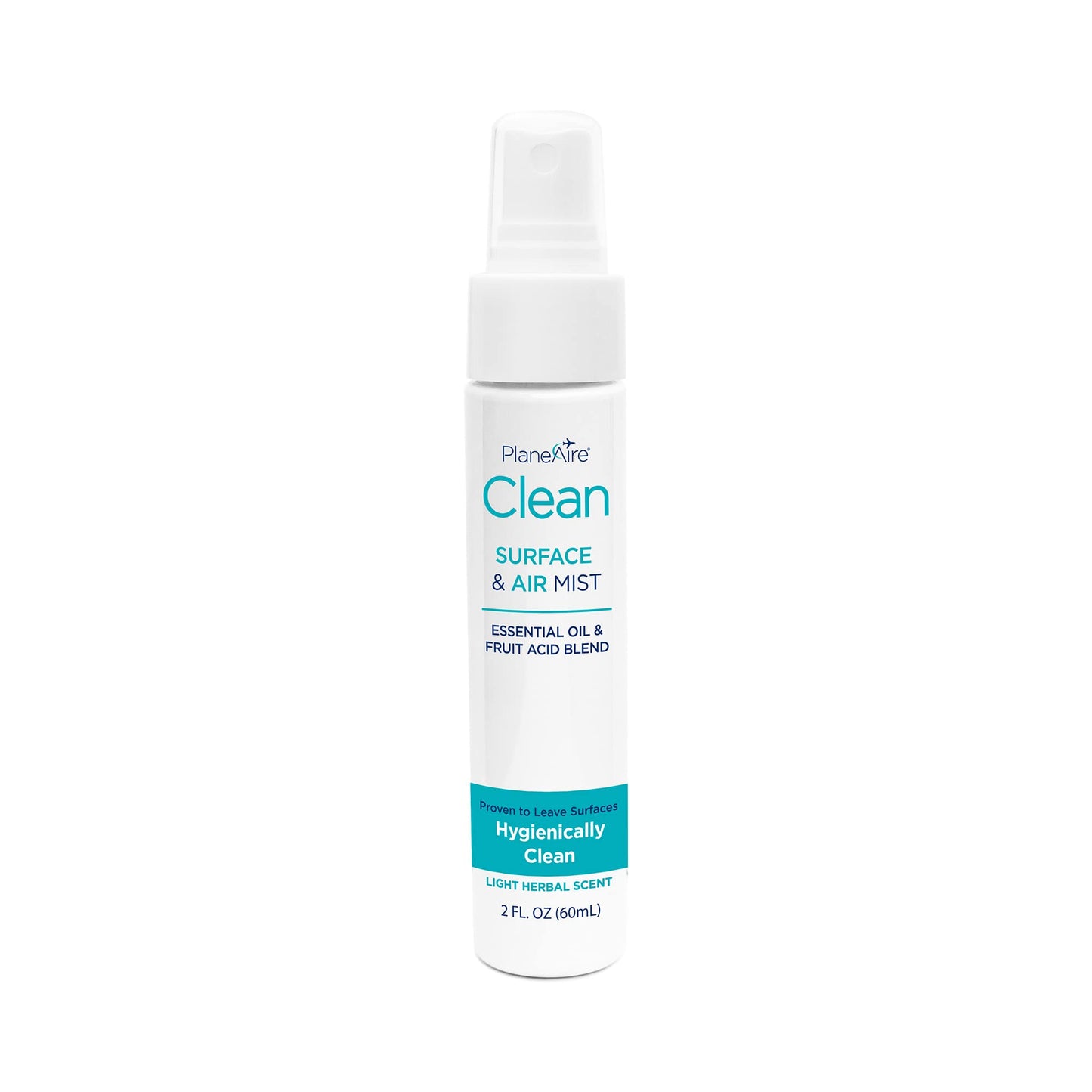 PlaneAire Clean | Travel Size Surface Cleaner and Air Freshener | All Purpose Cleaning Spray | Natural Odor Eliminator | Travel Cleaning Supplies |