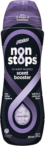 PULSE Non Stops Laundry Scent Boosters - Lavender Scent - Scent Boosting Beads - Long Lasting Fragrance (20.1 oz)