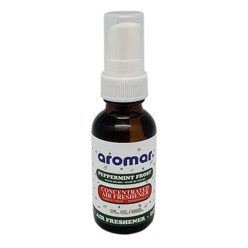 Aromar Peppermint Frost Concentrated Air Freshener Odor Eliminator (1 Oz Bottle) Holiday Collection