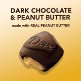 DOVE Large PROMISES Dark Chocolate Peanut Butter Candy, 2.75 oz Pack