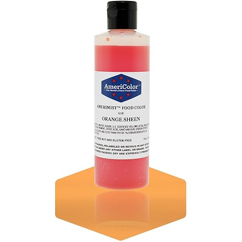 AmeriColor Amerimist Airbrush Color 9 Ounce, Orange Pearl Sheen