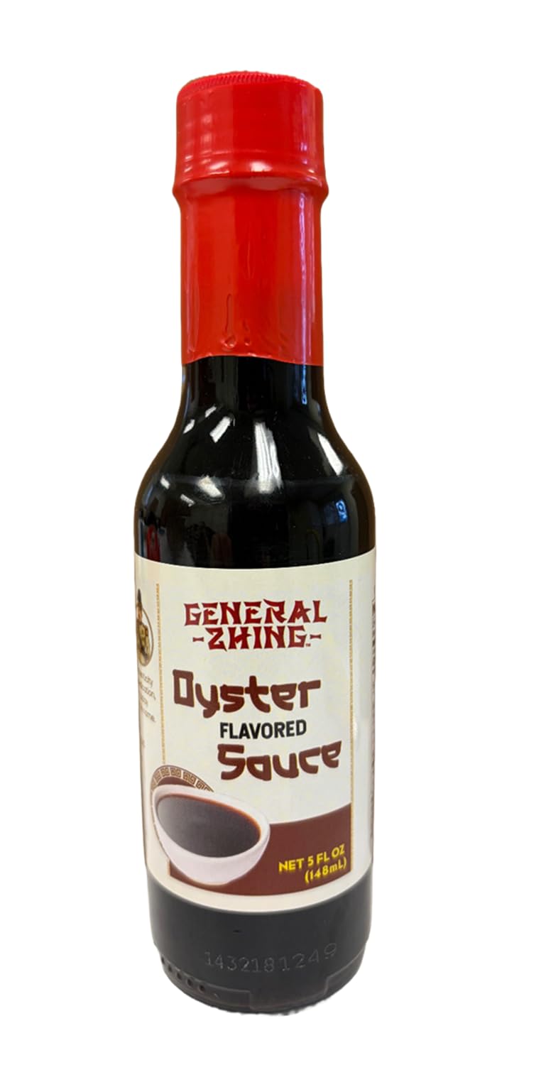 General Zhing Oyster Sauce, One 5 Ounce Bottles of Asian Oyster Flavored Sauce, Delicious Asian Sauce (1-pack, 5, Fl Oz)