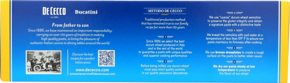 De Cecco Pasta Bucatini