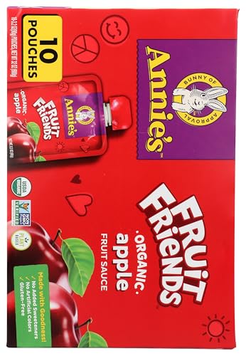 Annie's Fruit Friends Organic Apple Fruit Sauce 10pk, 32 OZ