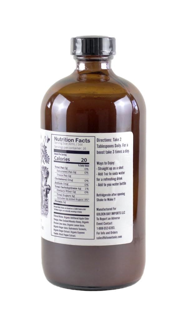 Bite Me Tonic - Apple Cider Vinegar with Manuka Honey Tonic