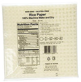 Three Ladies 2 Packs Square Rice Paper Wrappers (22cm) .4 pack
