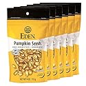 Eden Organic Pumpkin Seeds, Shelled, Dry Roasted and Lightly Sea Salted, to Eat, 4 oz (6-Pack)