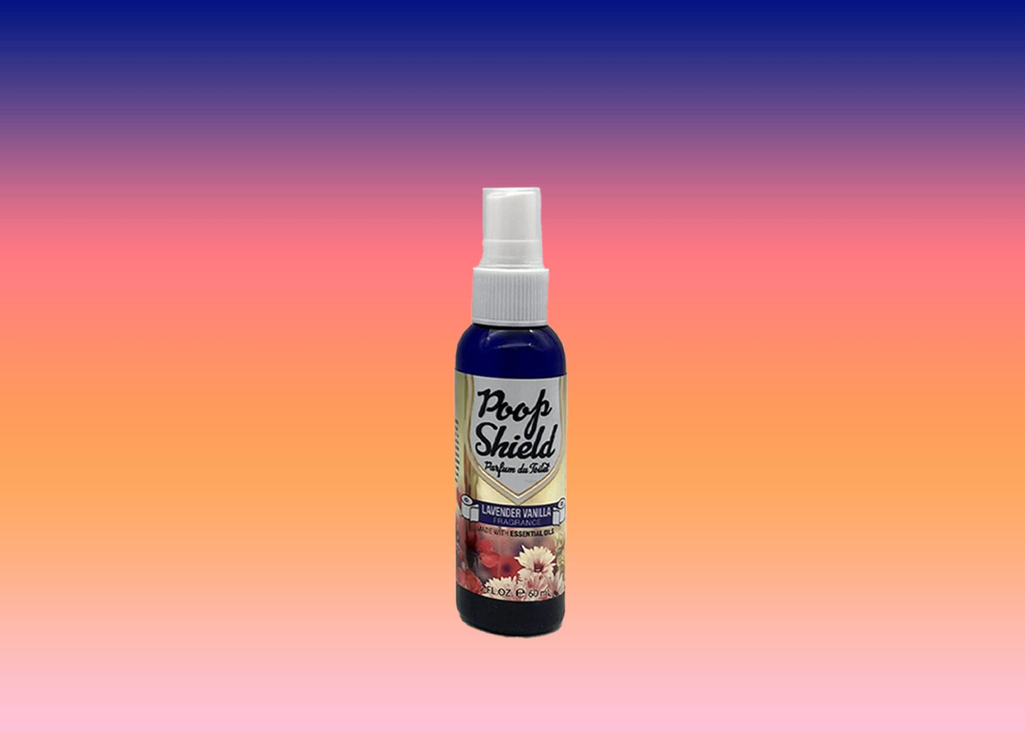 Mystic Romance POOP SHIELD 2 FL OZ 60ML, Lavender Vanilla
