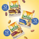 QT LIMITED Belvita Breakfast Biscuits Bite-Size Snack Packs Variety Pack 1 oz Bags 36 Count)