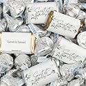 124 Pcs Wedding Candy Favors Miniatures Chocolate & Kisses (1.52 lbs) - Sweetest Day