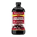 Bernard Jensen's Black Cherry Juice Concentrate - Natural Cherry Concentrate Without Additives and Sweeteners - Sweet Cherry Juice Topping for Ice