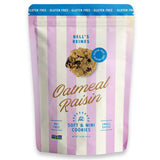 Bell's Reines Gluten Free Oatmeal Raisin Cookies, Soft Gourmet Small Batch, Healthy Snacks, Bakery Fresh 12-Cookie Bag
