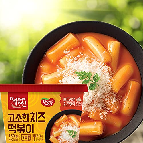 Dong Won God of Topokki Bowl Cheese Hot& Spicy Sweet & Spicy (120g/each) (3 Combo, 1)
