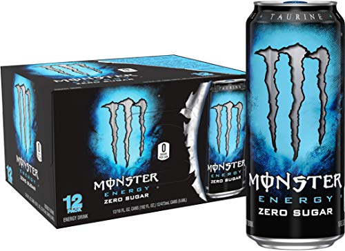 Monster Energy Zero Sugar, Low Calorie Energy Drink, 16 Ounce
