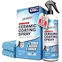GLOMAX Home Ceramic Coating Spray Kit (16 oz) - Shine, Seal & Protect Stainless Steal, Glass, Kitchen & Bath Surfaces - Extremely Hydrophobic - Repels