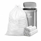 CEDARRA 21 Gallon Drawstring Trash Bags, 100 Count Extra Strong Drawstring Kitchen Garbage Bags, Fit for 80 Liter / 21.1 Gal, Tear-Resistant Unscented