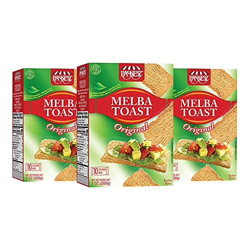 Only Kosher Candy Melba Toast Classic Original Kosher Parve with No Artificial Flavor, Fresh Natural Ingredients, Kosher Certified Delicious Snack