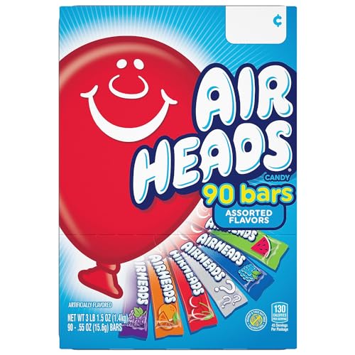 Airheads Assorted Flavors Variety Pack, 90-Count