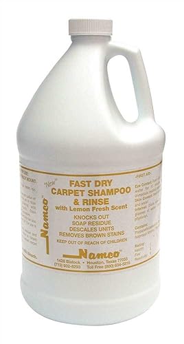 Namco 5001 Fast Dry Shampoo and Rinse, 1 gallon, Lemon Scent