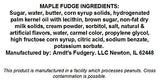 Home Made Creamy Maple Fudge - 1 Lb Box