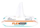 Flex Wipes 36080 Pack of 3 Disinfectant Wipes, Large 7" x 8" Wipes, 80 Wipes per Pack, Dispenses One at a Time