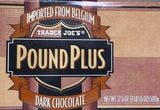 Trader Joes 54% Cocoa Dark Chocolate HUGE POUND PLUS Candy Bars 2 PACK NO ARTIFICIAL FLAVORS NO PRESERVATIVES