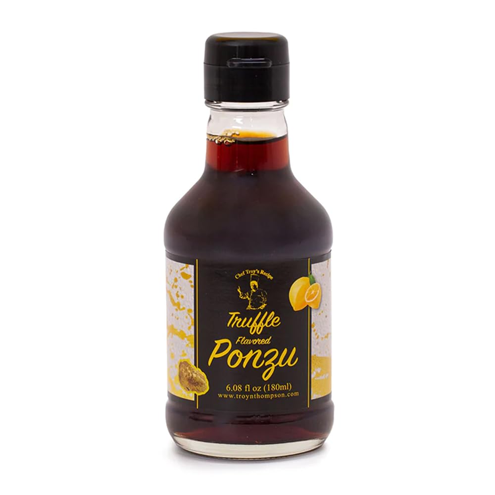 Mishima Foods | Truffle Flavored Gourmet Japanese Ponzu with Truffle Essence | Unique Fusion of Traditional Japanese Flavors | Perfect for Marinating