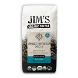 Jim’s Organic Coffee - Sweet Nothings Decaf - Light Roast, Whole Bean (12oz) - 100% Arabica Coffee Beans - USDA Organic - Kosher - Swiss Water Process