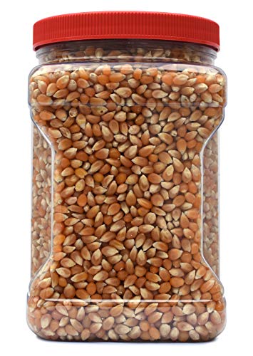 Snappy Popcorn Snappy Yellow Popcorn Kernels, 4lb Resealable Jar, 4 Pound (Pack of 6)