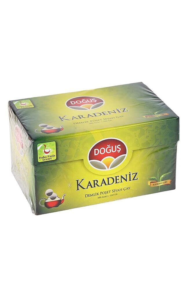 Turkish Tea, Black Tea, Gourmet Tea,Organic Tea Black Tea Iced or Hot Tea Caffeinated Black Tea 100 Tea Bags, Turkish Organic Black Tea,Çay By Do?u?