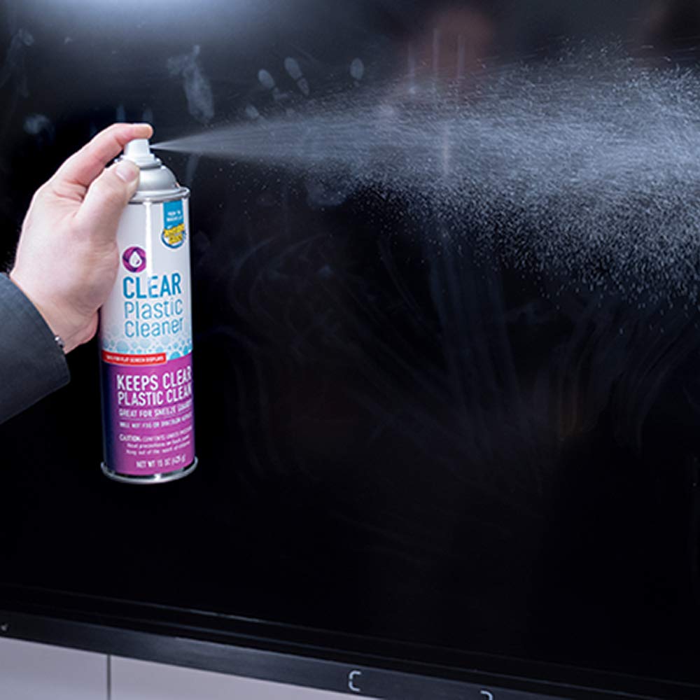 Invisible Glass 91014 Clear Plastic Cleaner - Cleans and Protects Plastic on Electronics, Appliances, Eyewear, Cars, Trucks, RVs, Boats & More, Helps