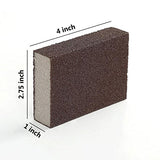 XZSUN 6 Pcs Heavy Duty Scrub Sponge? Magic Emery Sponge Brush,Nano Emery Sponge&Cleaning Sponge?Cleaning Brushes for Household use?Dark Brown
