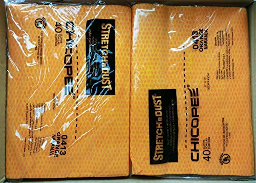 Chicopee Stretch’n Dust 0413 Medium Duty Dust Cloth 12x17inch Case of 400 Orange Cloths