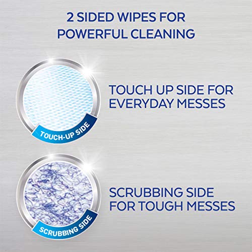 Lysol Dual Action Disinfecting Wipes, Citrus, 75 ct (Packs of 4)