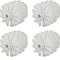 4Pcs Toilet Bowl Brush Replacement Head, Universal Toilet Brush Head Replacement, Ball Shaped Toilet Brushes Heads, for Home Hotel Bathroom Cleaning