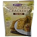 Crunchmaster Multi-Grain Crackers, Sea Salt, 4.5 Ounce (Pack of 6) by Crunchmaster