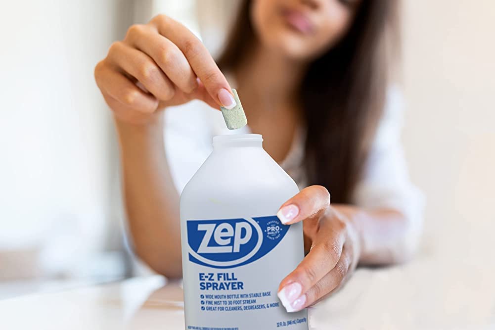 Zep PRO-TABS All Purpose Cleaner Dissolvable Tablets - 4 Tablets - ZUAPCTAB Just Add Water! Environmentally Friendly