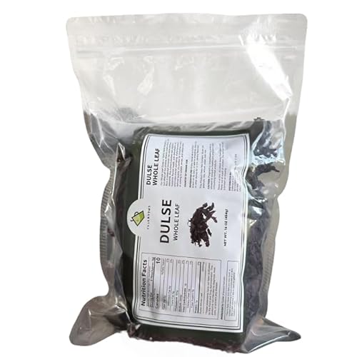 Celeryjus Dulse Whole Leaf, 16 oz, Hand-Harvested from Maine, USA
