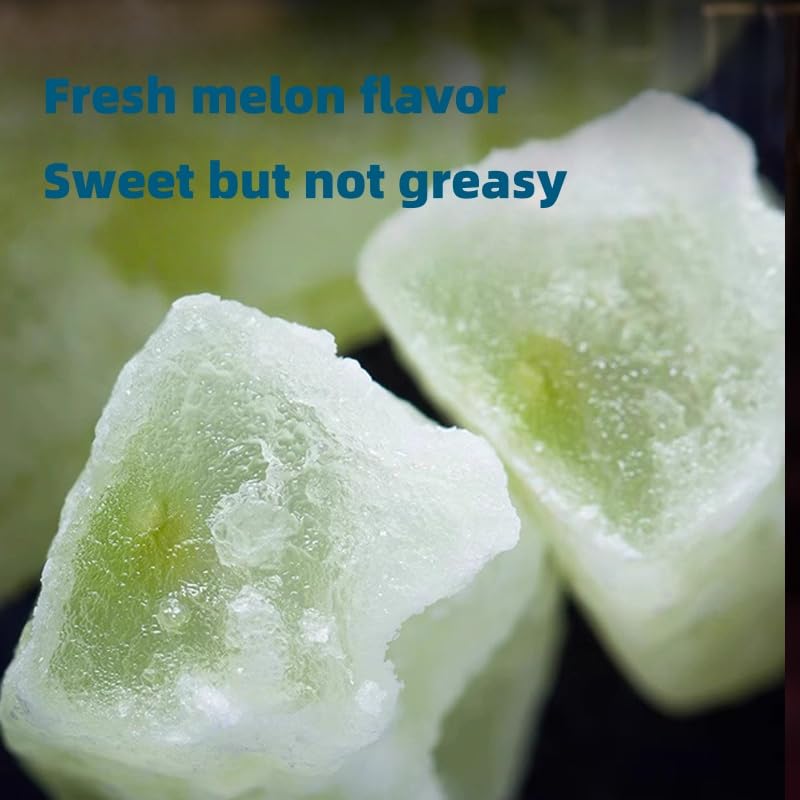 Traditional Chinese Winter Melon Candy Strips, Rock Sugar Coated, preserved fruit17.6 oz (500g)
